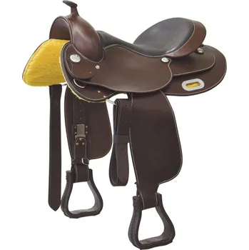 Jezdecké sedlo Westernové sedlo LAKOTA PRO Arab Border Stamp Černá 16"