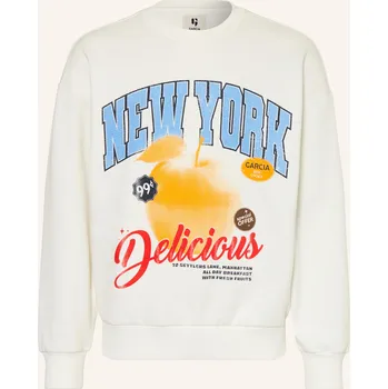 Dámská mikina Garcia Dívčí Mikina S Ozdobnými Kamínky, bílá, 176