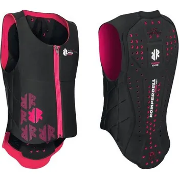 Jezdecká bezpečnostní vesta Dětská bezpečnostní vesta Komperdell Ballistic Junior Černá/růžová 116 cm