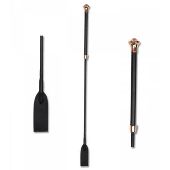 Vybavení pro jezdce Skokový bičík Waldhausen Noblesse Hnědá/béžová 75 cm