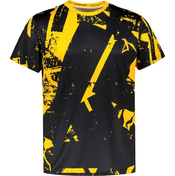 Pánské funkční triko premium ALTISPORT VOJ/ALM079TR01 ČERNOŽLUTÁ 4XL