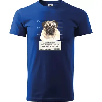 Lump a darebák mopsík - Triko extra velké (5-8XL) - 7XL ( Královská modrá )