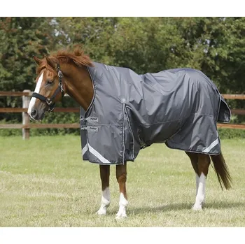 Deka pro koně Nepromokavá deka pro koně s vyšším krkem Premier Equine Buster Hardy 0g Modrá 6,9" (155cm)