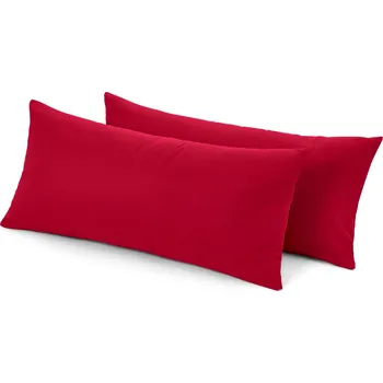 Povlak na dekorativní polštářek 692082 - Tchibo - Mikroflanelové povlaky na polštář - barva: červená