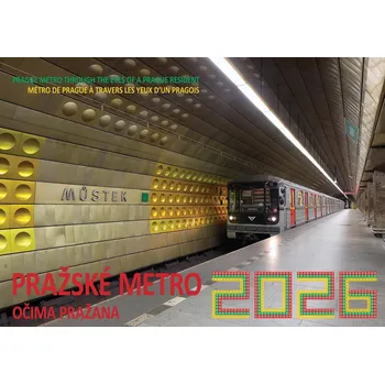 Technika Kalendář 2026: Pražské metro očima Pražana