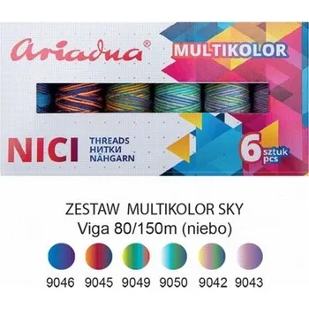 Nitě sada SKY, Viga multicolor (E)