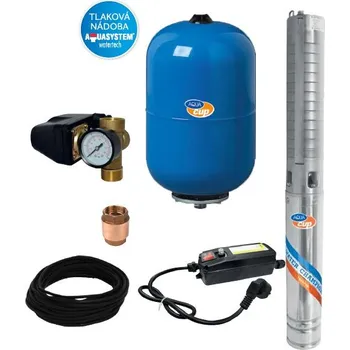 Příslušenství k čerpadlu AQUACUP SUB CONTROL 50 - 4“ ELECTRA INOX 70/92 M Vodárna s ponorným čerpadlem a ovládacím elektroboxem 1217