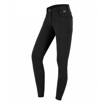 Jezdecké kalhoty Dámské rajtky ELT Kassandra s vysokým pasem béžová D44