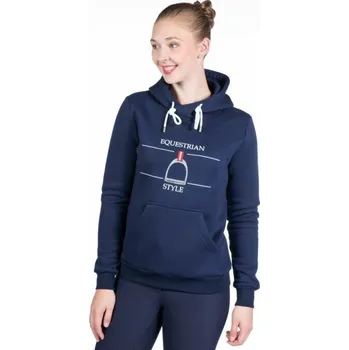 Jezdecká mikina Dámská mikina HKM Equine Sports Modrá S