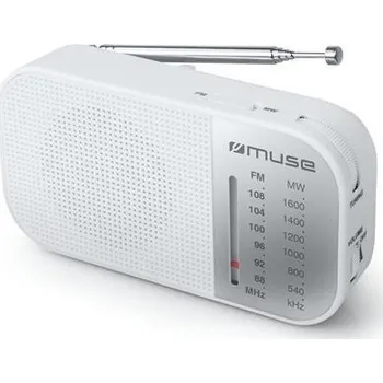 Radiopřijímač Přenosné rádio "M-025RW", bílá, MUSE M-025 RW