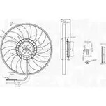 MAGNETI MARELLI Větrák chlazení motoru MAG 069422848010