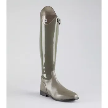 Jezdecká obuv Dámské kožené drezurní boty Premier Equine Levade, šedé 42 regular