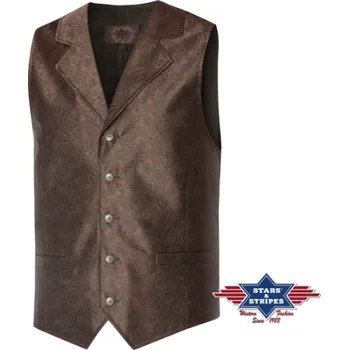 Pánská westernová vesta FULL HOUSE XXXL