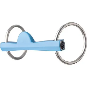 Udidlo pro koně Udidlo stihlo nelomené METALAB Flexible Turquoise 13,5 cm