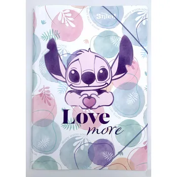 Set školních potřeb Patio Desky na výkresy Stitch A3 s gumičkou