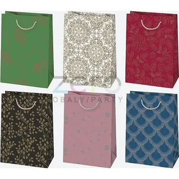 Dárková taška Taška papírová dárková 23x32x11 cm (lak) - grafika (mix 4)