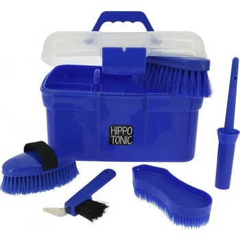 Čištění pro koně Box s čištením HIPPOTONIC fialová