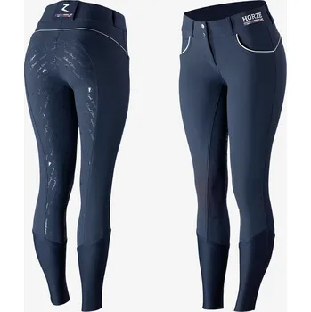 Vybavení pro jezdce Dámské jezdecké rajtky Horze Nordic Performance Tmavě modrá 44
