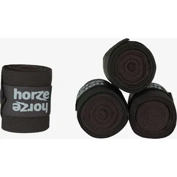 Ochrana nohy a ocasu Kombinované bandáže Horze 4ks Černá
