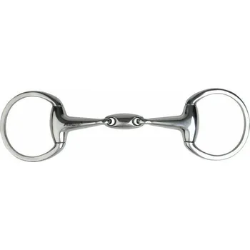 Udidlo pro koně Udidlo oliva 2x lomené METALAB 19mm 13,5 cm