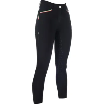 Jezdecké kalhoty Jezdecké rajtky LAURIA GARRELLI Livigno Sportive fullgrip Tmavě zelená 40