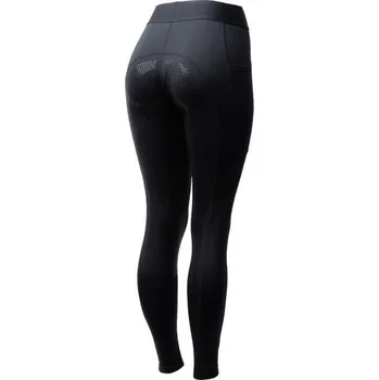 Jezdecké kalhoty Jezdecké legíny HORZE Maia Fullgrip Černá 36