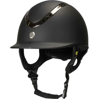 Jezdecká přilba Jezdecká přilba Back on Track EQ3 Pardus Černá S (53-55)