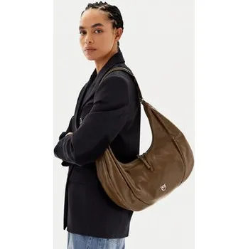 Kabelka PINKO Slouchy Hobo Big PE 25 PLTT 104295 A26J Khaki OS