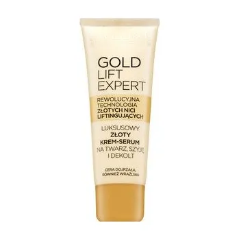 Pleťový krém Eveline Gold Lift Expert Luxurious Gold Serum-Cream liftingový zpevňující krém proti vráskám 40 ml