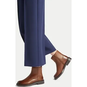 Dámské kozačky Polokozačky Geox D Serilda D46WYB 00043 C6002 Hnědá 41