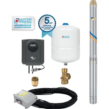 Příslušenství k čerpadlu AQUACUP ECONOMY SUB CONTROL 24 - 4” ELECTRA 140/105 Vodárna s ponorným čerpadlem a frekvenčním měničem otáček motoru 1228