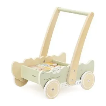 Viga Dřevěné vozítko s kostkami