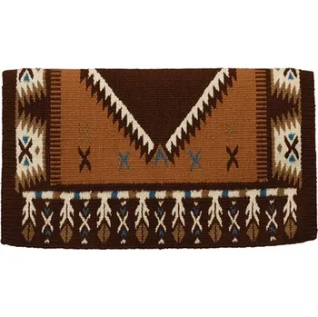 Westernová deka WEAVER New Zealand Wool Show Blanket Hnědá kosočtverec