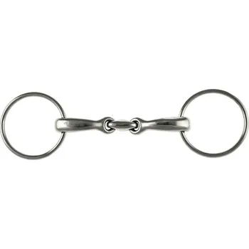 Udidlo pro koně Udidlo stihlo 2x lomené Umbria Equitazione 23mm 12,5 cm