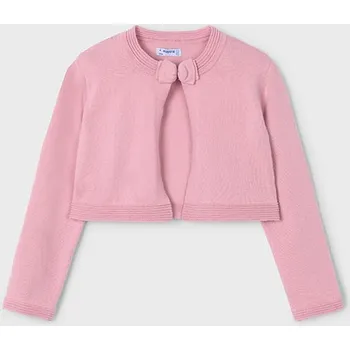 Oblečení a móda Dívčí bolérko Mayoral 321 smetanové barva: růžová, Rozměr: 104