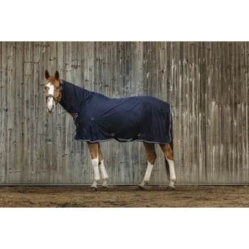 Deka pro koně Stájová deka EQUITHEME Micro Mesh s krkem 150 cm (198)