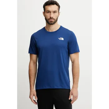 Pánské tričko Sportovní triko The North Face Lightbright NF0A825OD1R1 námořnická modř 59X, vel. L