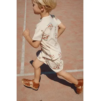 Souprava Konges Sløjd BASIC SET GOTS béžová barva, KS103155 08X, vel. 98