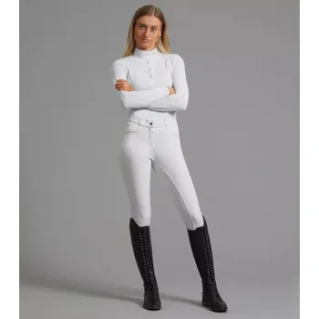 Jezdecké sako Dámské jezdecké rajtky Premier Equine Cassa Bílá 34