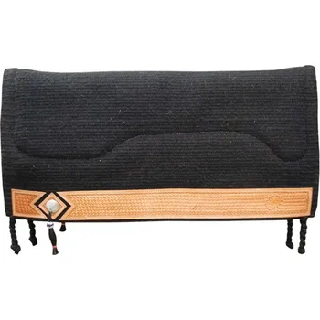 Westernová podsedlová show deka POOL'S Barbwire Černá