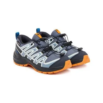 Pánská treková obuv Trekingová obuv Salomon Xa Pro V8 Waterproof L47857000 Šedá 33