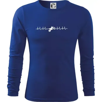 Pánské oblečení Enduro EKG - Triko s dlouhým rukávem FIT-T long sleeve - M ( Královská modrá )