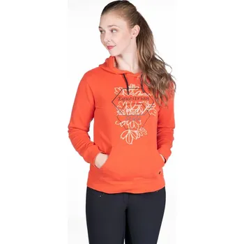 Jezdecká mikina Dámská mikina HKM Savona Červená XL