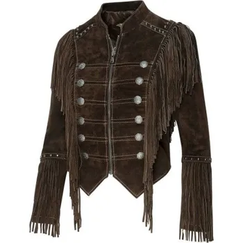 Westernová bunda BRIANNA brown Hnědá S