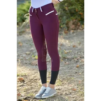 Jezdecké kalhoty Dámské jezdecké rajtky PENELOPE FUN PUSHUP Fialová 40