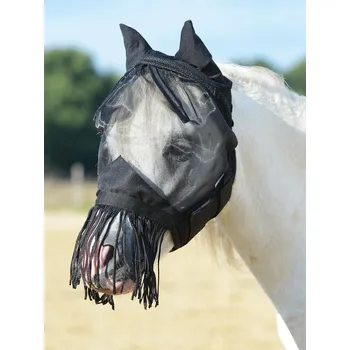 Koňská maska proti hmyzu Maska proti hmyzu BUSSE FLY COVER FRANSEN Černá FULL