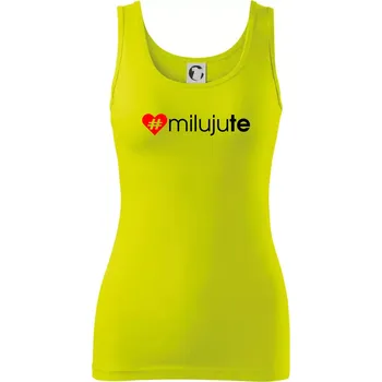 Miluju tě - Dámské tílko - S ( Limetková )