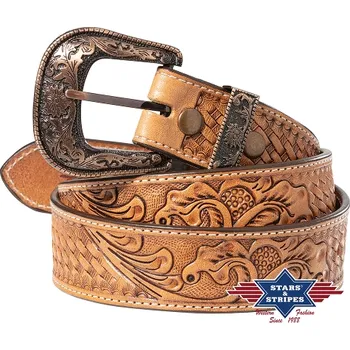 Opasek Kožený opasek WG-301 32 inch (81 cm)