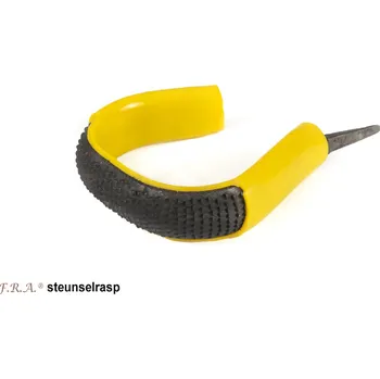 Čištění pro koně Zaoblená rašple F.R.A. U-Form rasp Červená