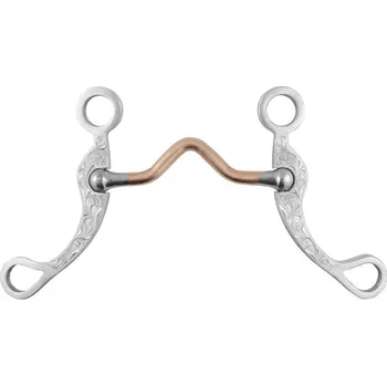 Udidlo pro koně Westernová páka POOL'S s měděným udítkem